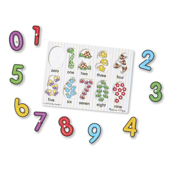 See-Inside Numbers Peg Puzzle – 10 pieces