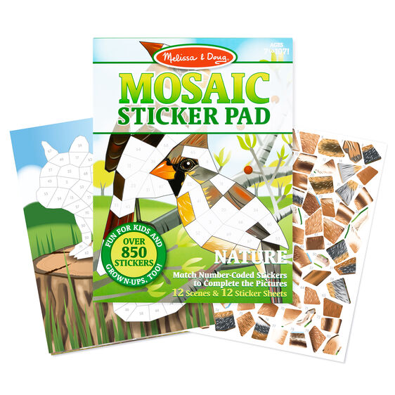 Mosaic Sticker Pad – Nature