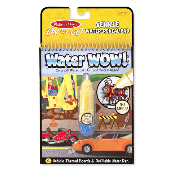 Water Wow! Vehicles – On the Go Travel Activity