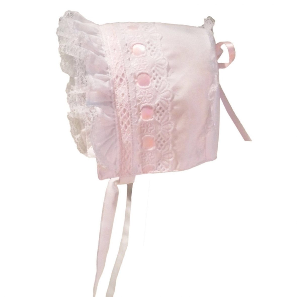 03 girls-pink-ribbon-bonnet-156675