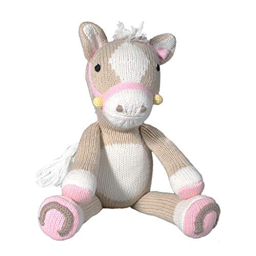 Zubels Baby Girls Josie The Pony Hand-Knit Plush Toy Doll
