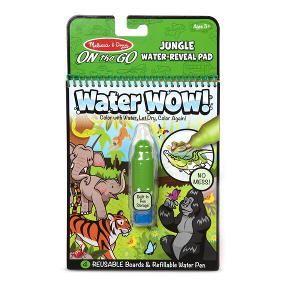 Water Wow! Jungle Water-Reveal Pad – On the Go Travel Activity